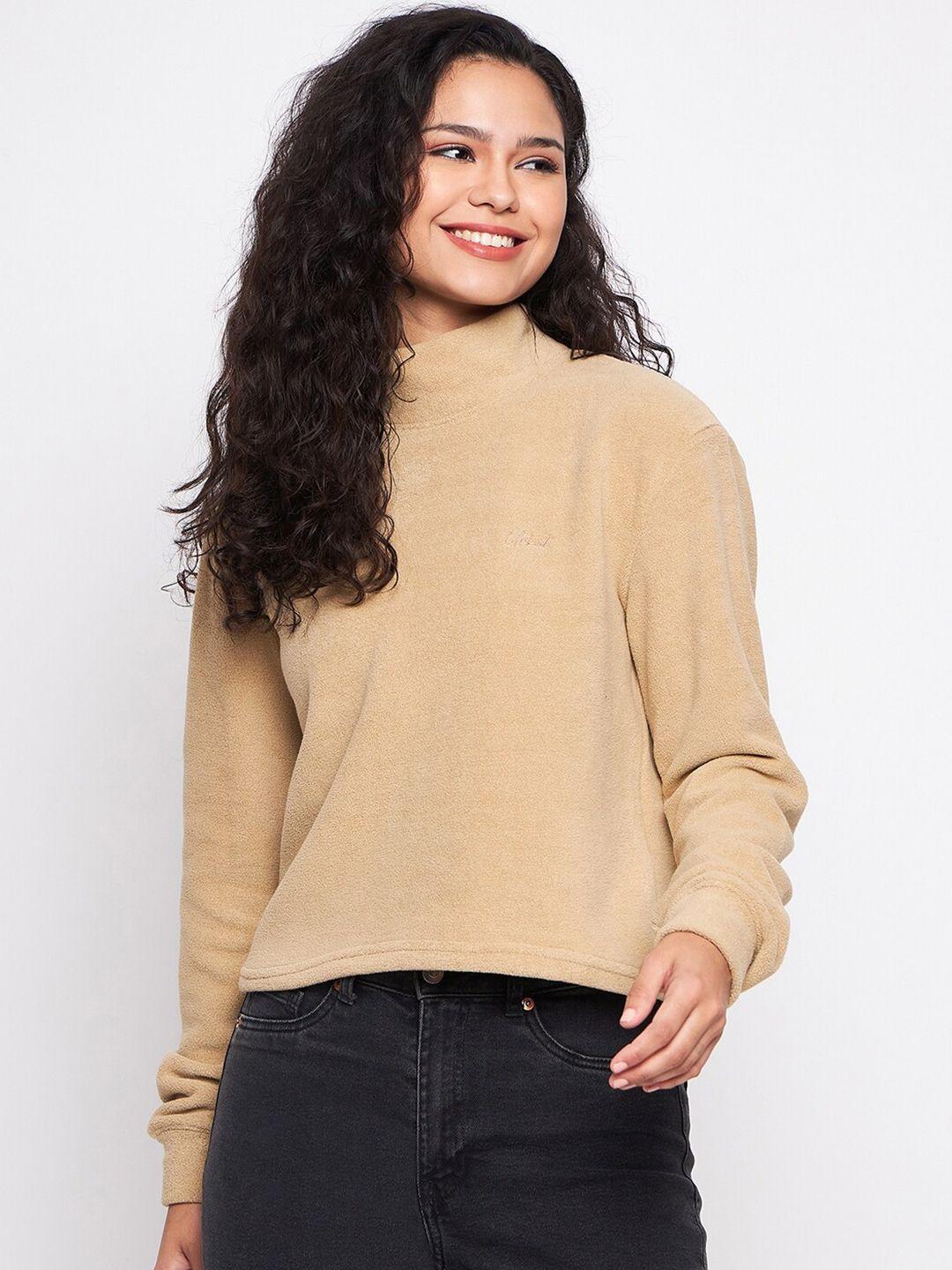 urknit high neck sweatshirt