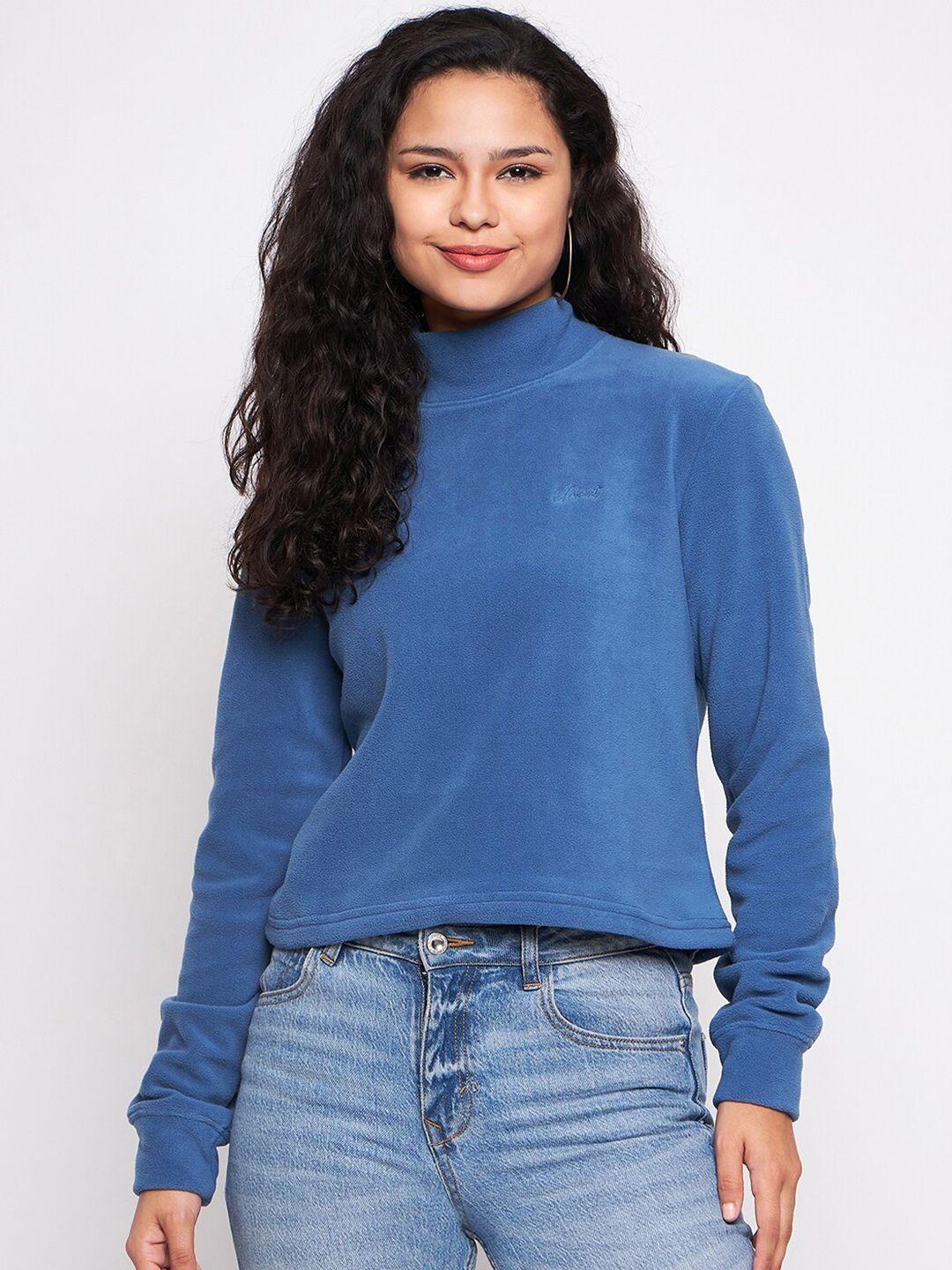 urknit high neck sweatshirt