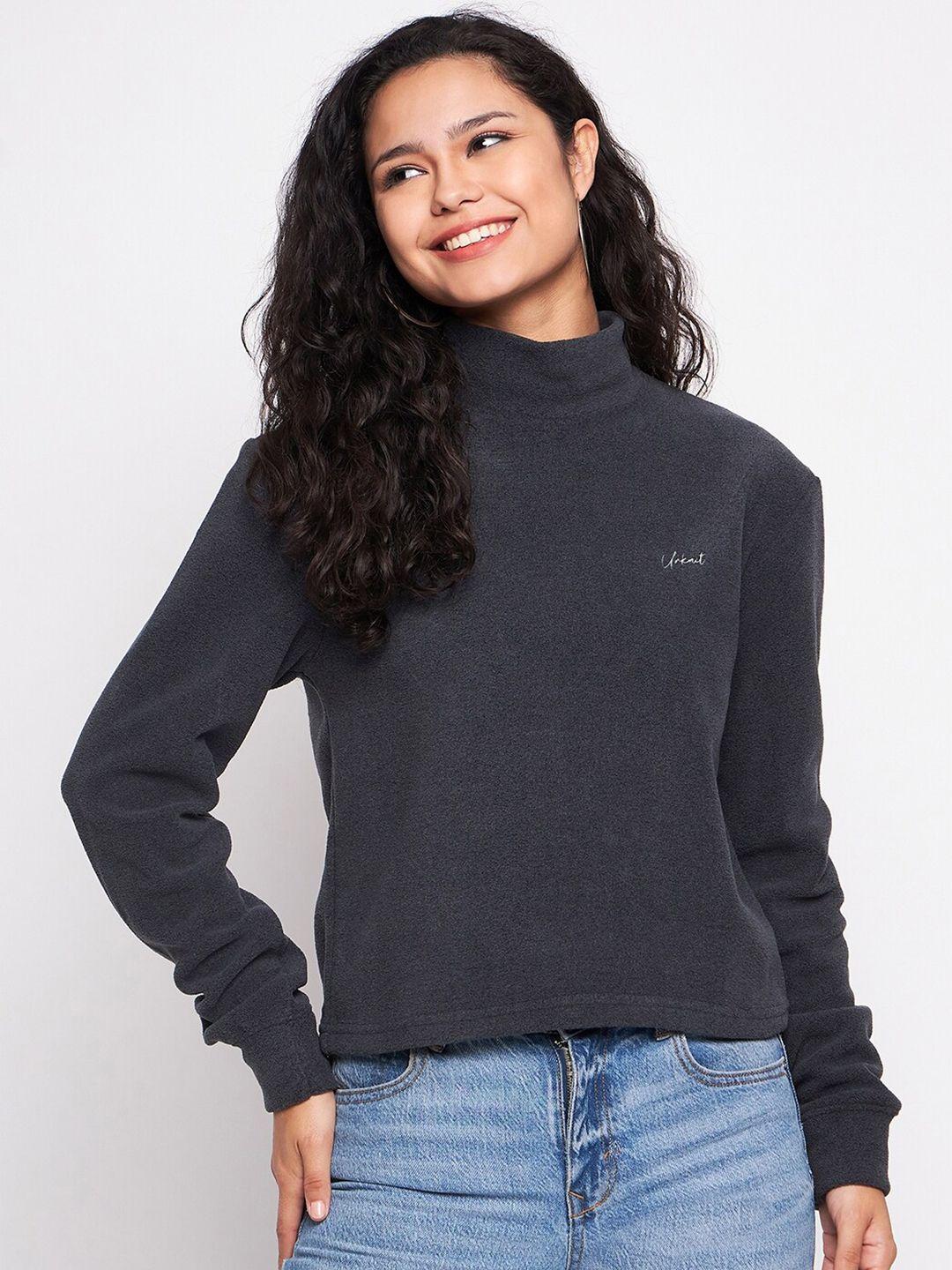 urknit high neck sweatshirt