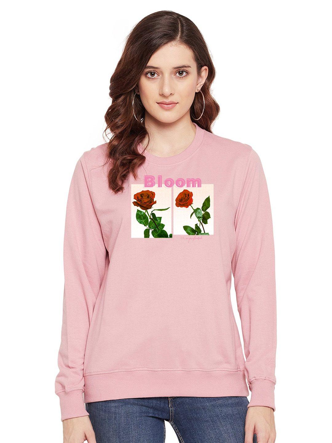 urknit printed sweatshirt