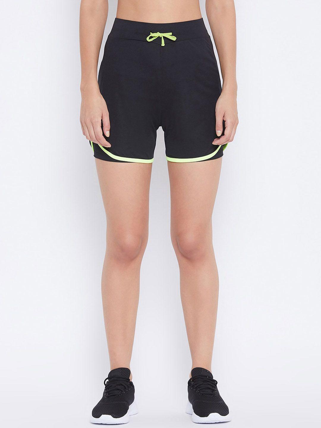 urknit women mid-rise rapid-dry sports shorts