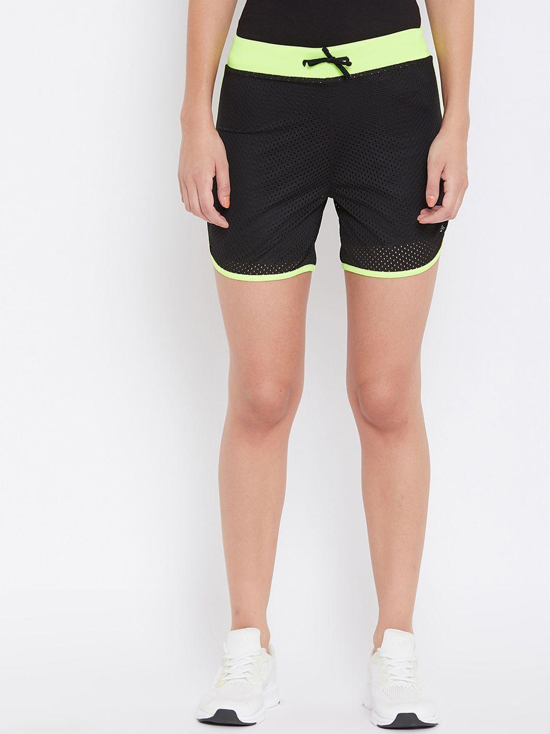 urknit women mid rise rapid dry training or gym sports shorts