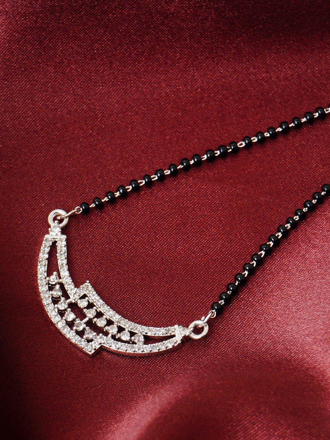 urmika stone-studded & beaded mangalsutra