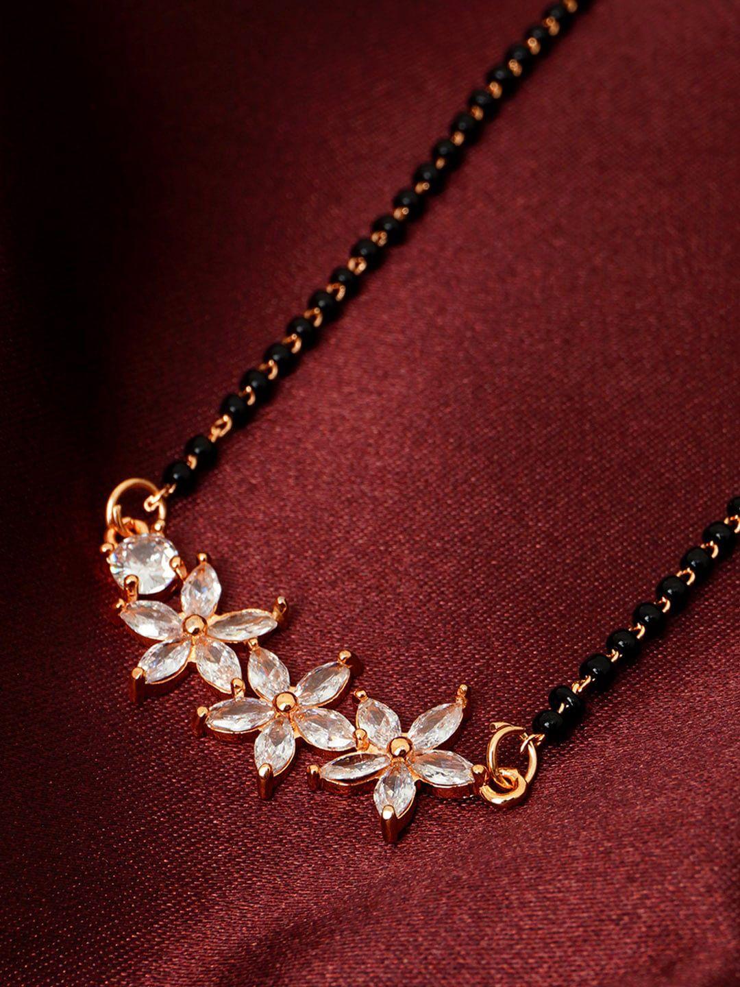 urmika stone-studded & beaded mangalsutra