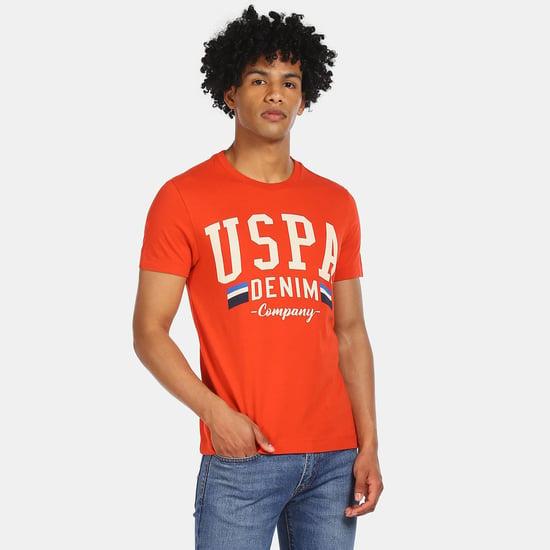 us polo assn. men printed regular fit t-shirt