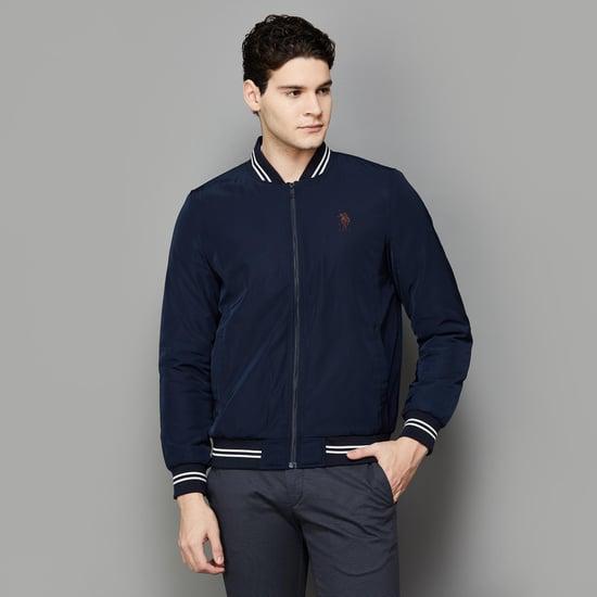 us polo assn. men solid casual jacket