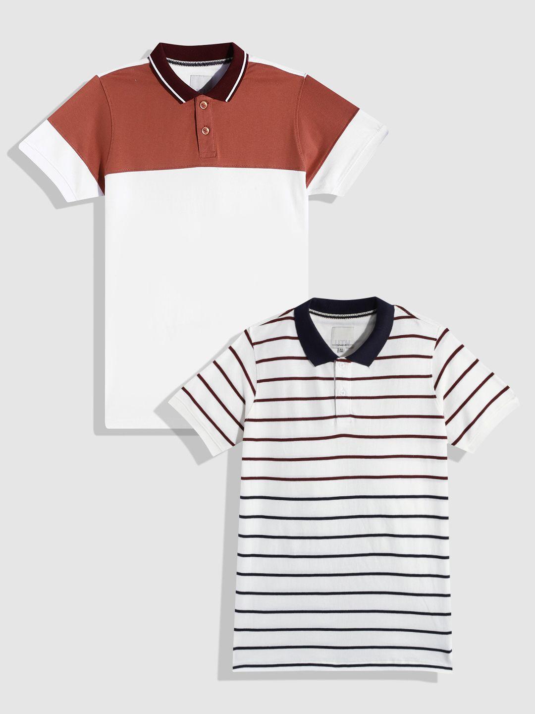 uth by roadster boys pack of 2 polo collar t-shirts