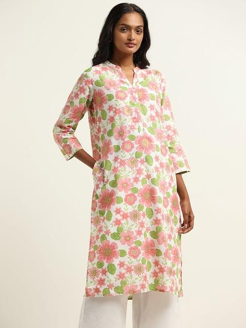 utsa by westside multicolor printed kurta