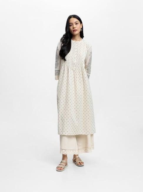 utsa by westside off white kurta