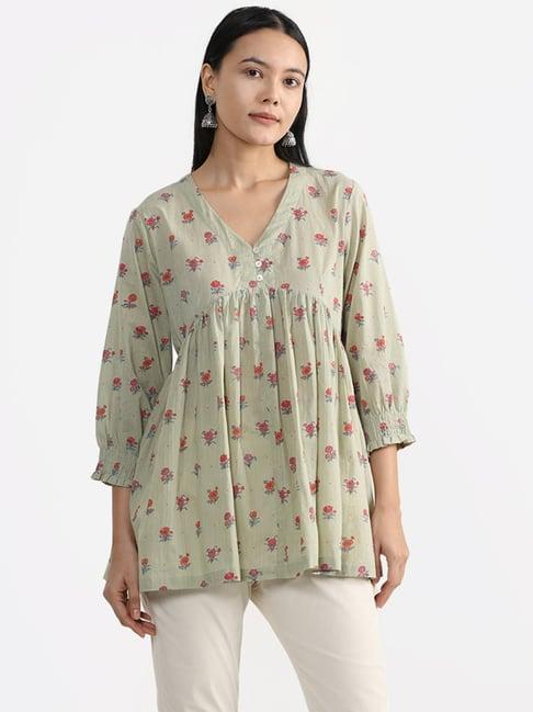 utsa by westside sage floral printed tunic