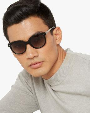 uv-protected full-rim sqaure sunglasses