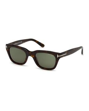 uv-protected square sunglasses-ft0237 52 52n