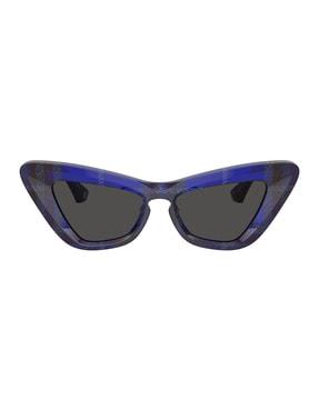 uv protected cat-eye sunglasses-0be4421u