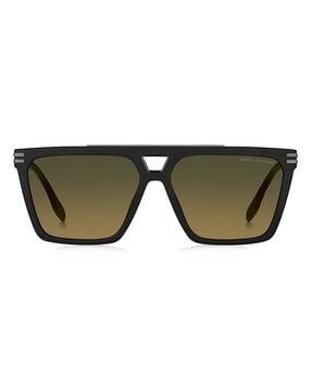 uv-protected full-rim square sunglasses - 206401