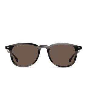 uv-protected full-rim square sunglasses-202513