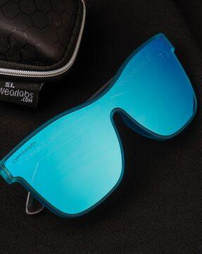 uv protected lens rectangular sunglasses