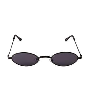 uv-protected oval sunglasses