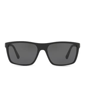 uv-protected rectangle sunglasses - 0ph4133