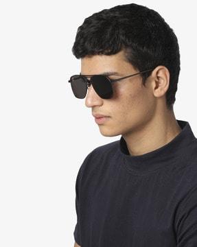 uv-protected sunglasses with brow bar