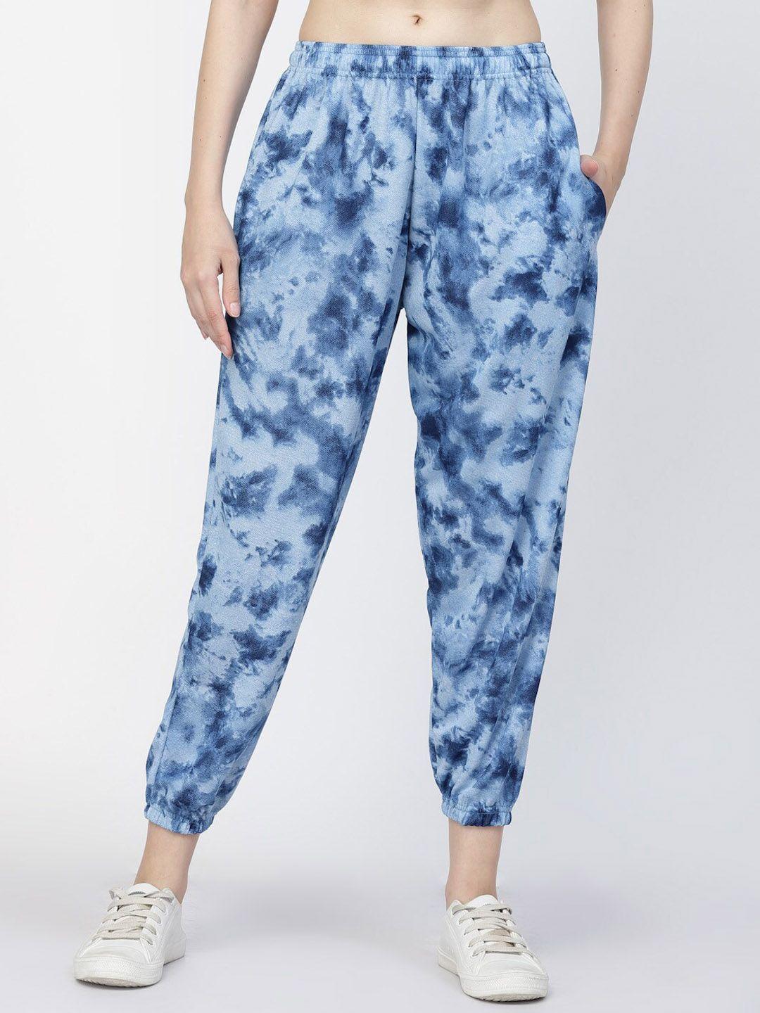uzarus women abstract printed relaxed fit joggers