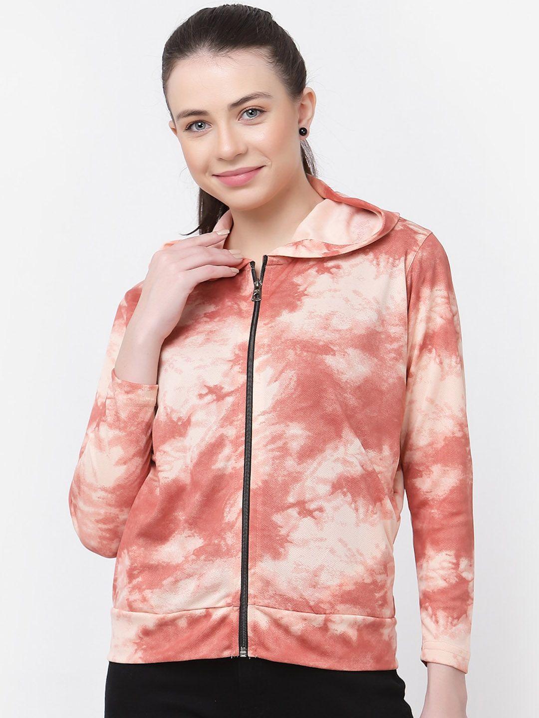 uzarus abstract printed lightweight bomber jacket