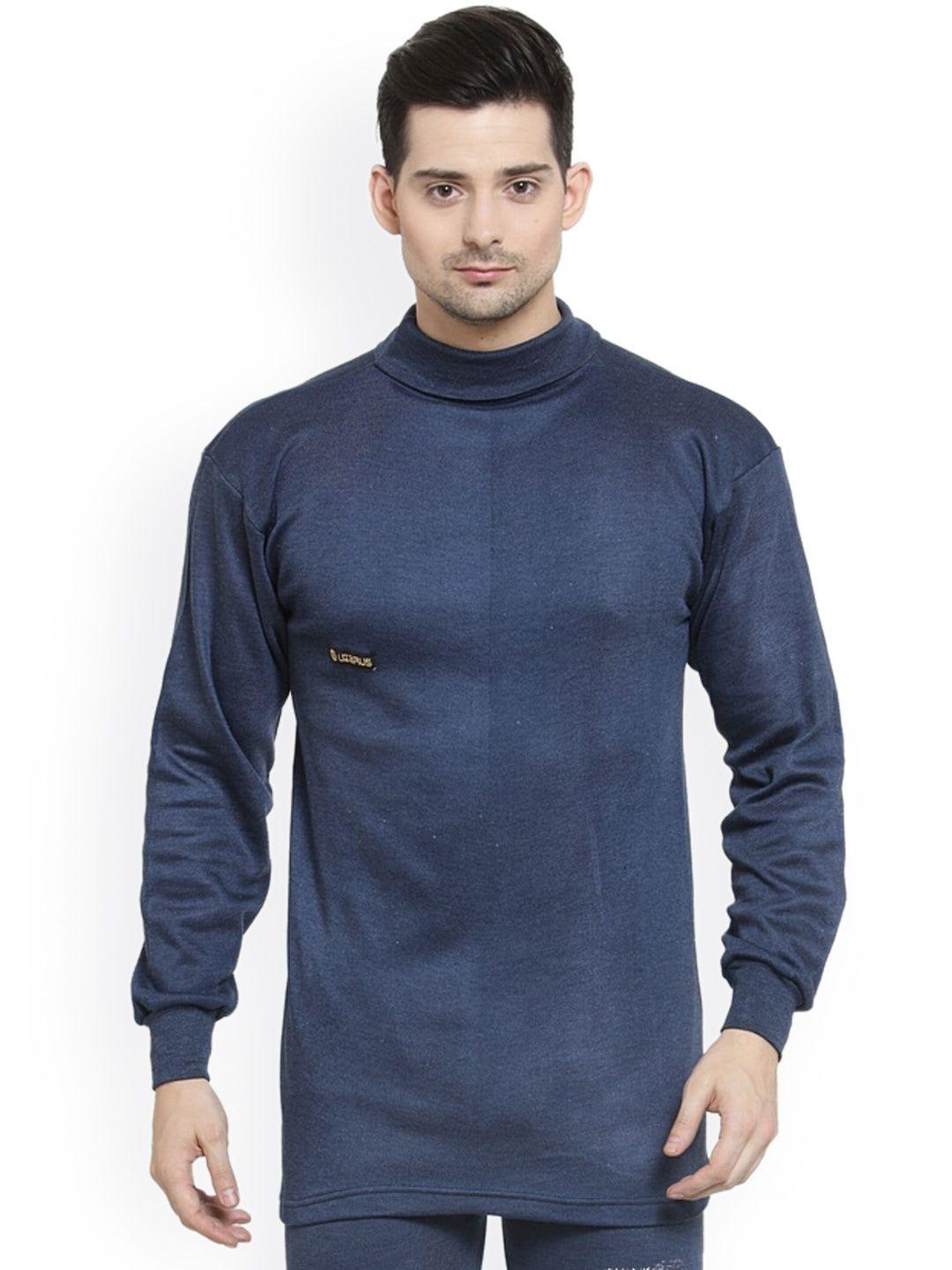 uzarus high-neck cotton thermal top