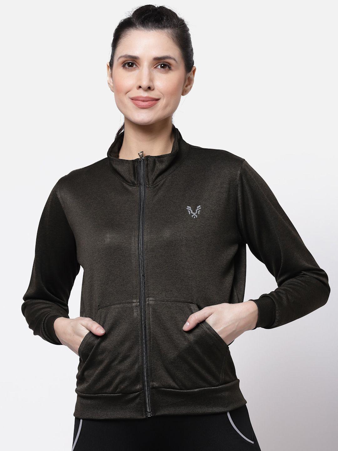 uzarus lightweight mock collar sporty jacket