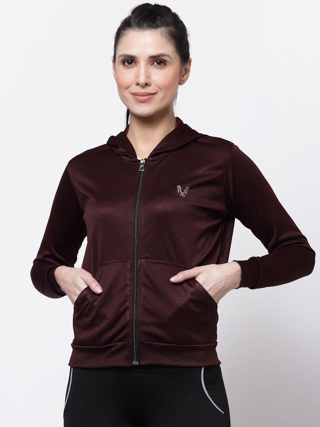 uzarus women burgundy lightweight quilted jacket