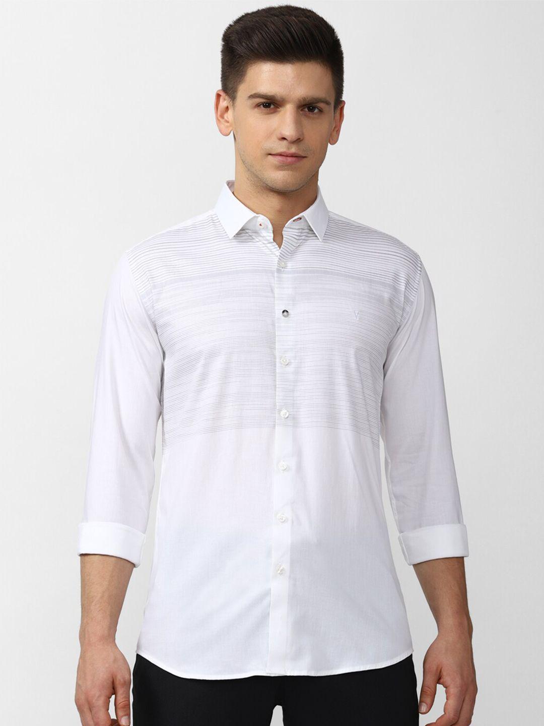 v-dot-men-white-slim-fit-horizontal-stripes-striped-casual-shirt