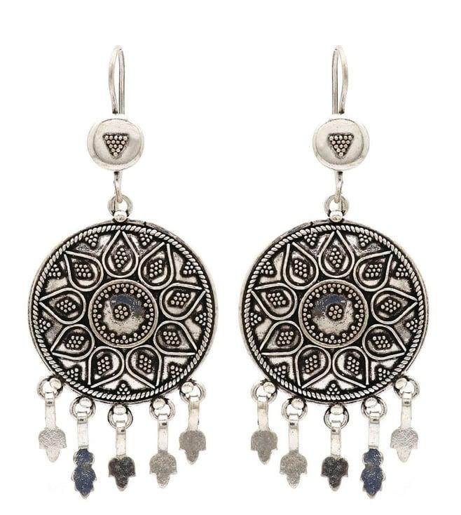 v and a jewels stone jewellery silver blossom earrings