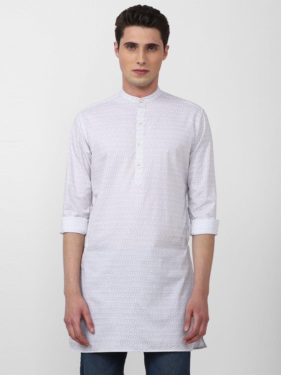 v dot men ethnic motifs printed indie prints kurta