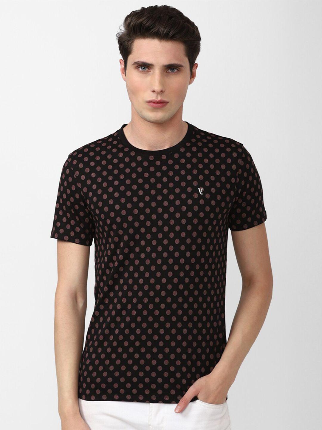 v dot men printed slim fit t-shirt