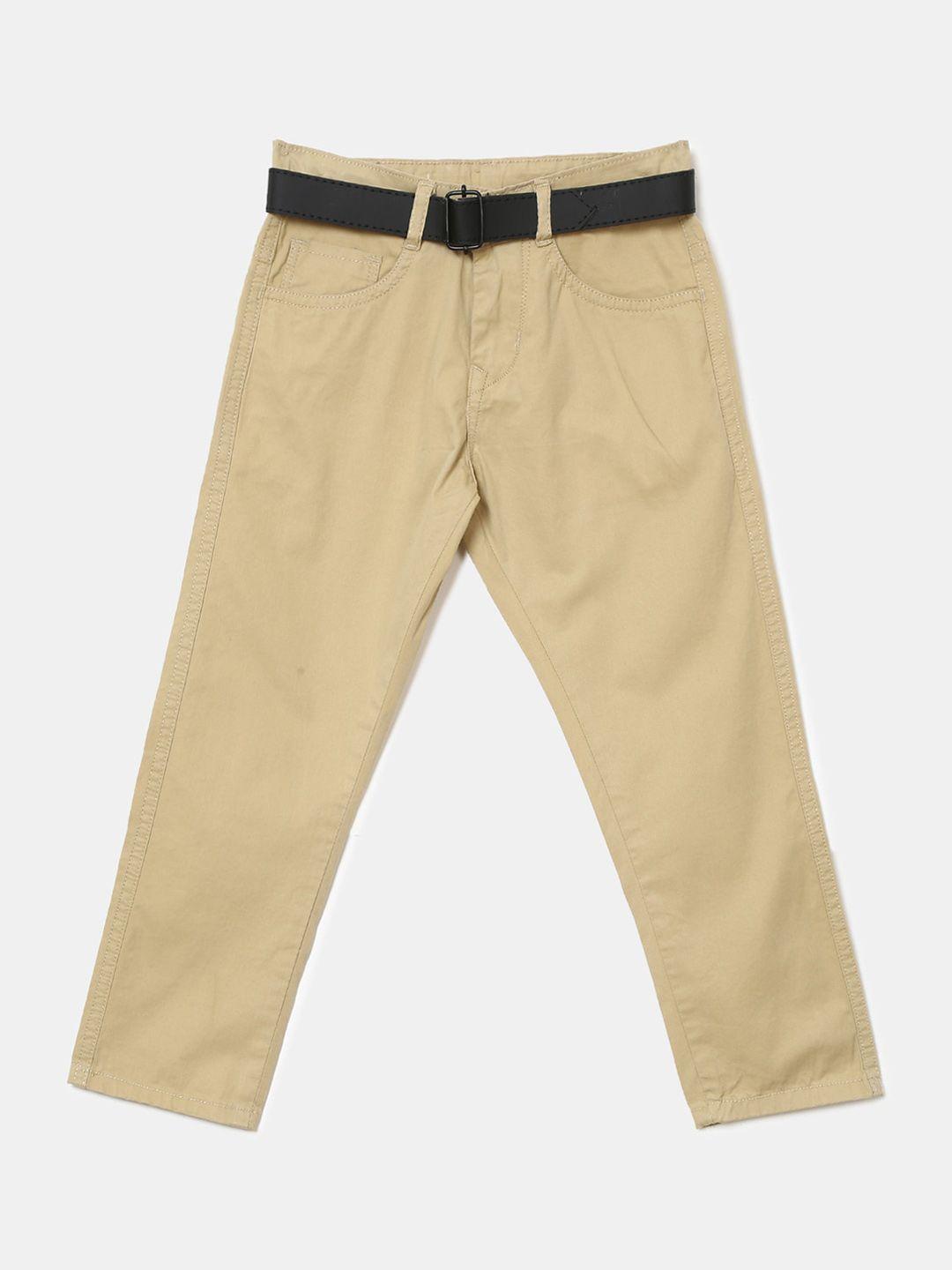 v-mart boys beige classic trousers