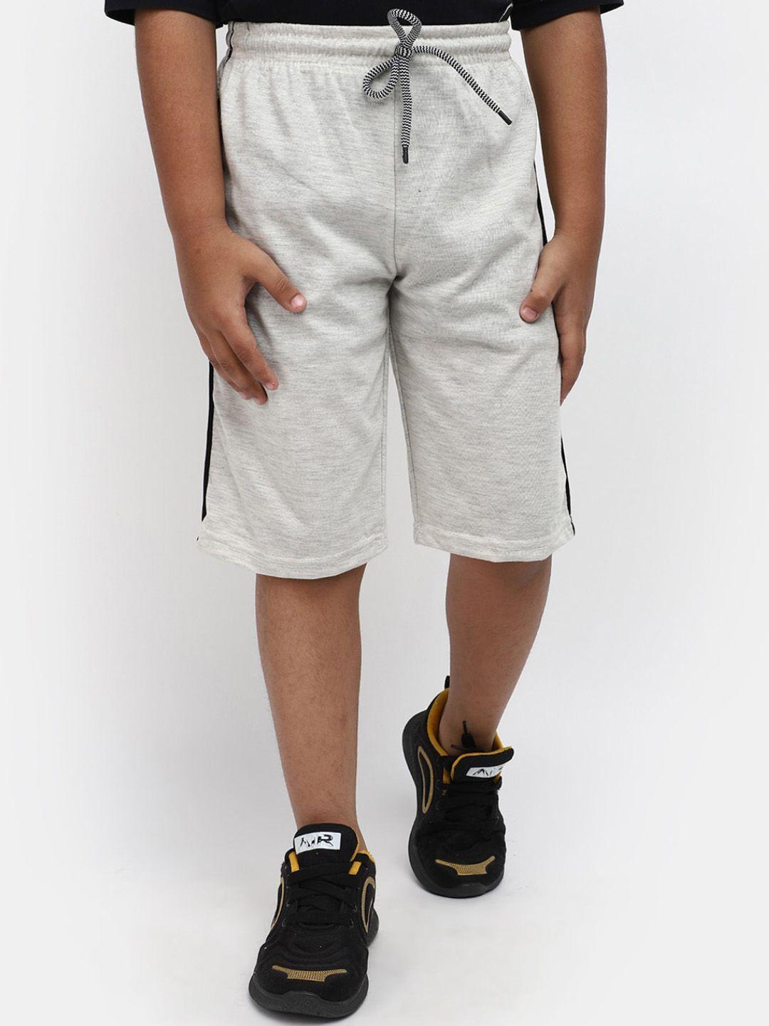 v-mart boys mid-rise knee length cotton shorts