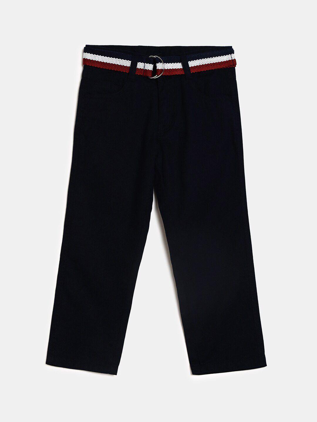 v-mart boys navy blue classic trousers