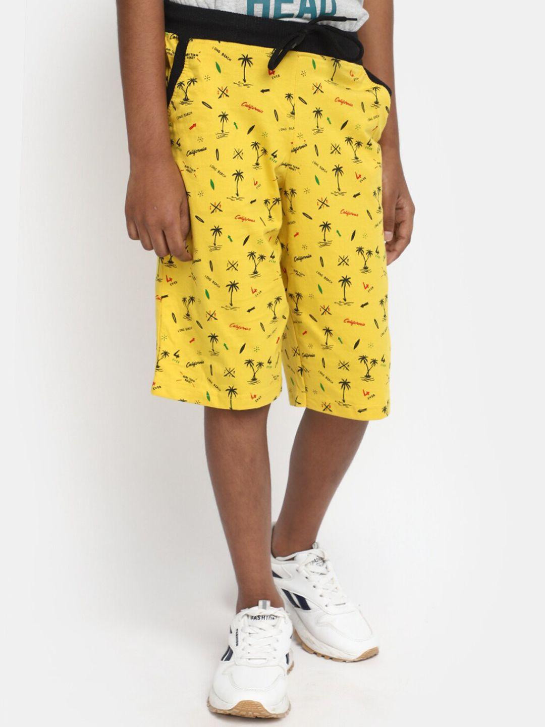 v-mart boys tropical printed cotton regular shorts