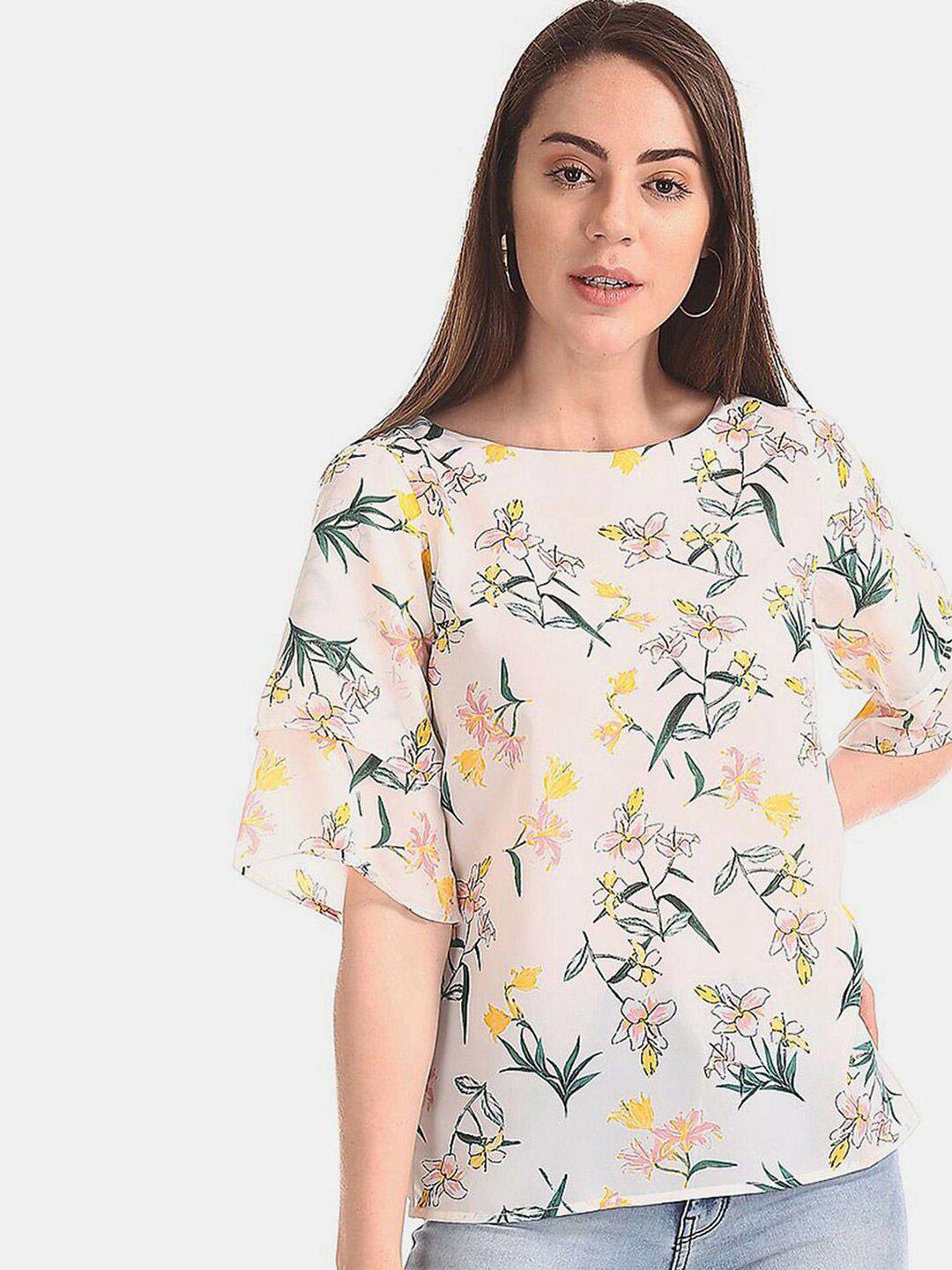 v-mart floral print cotton top