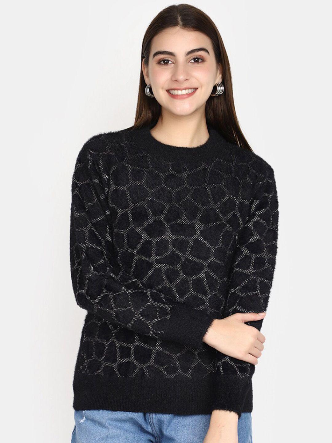 v-mart geometric printed cotton sweatshirt