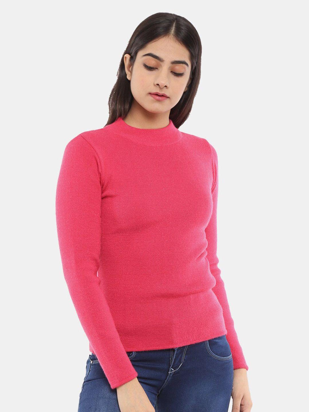 v-mart high neck cotton pullover sweater