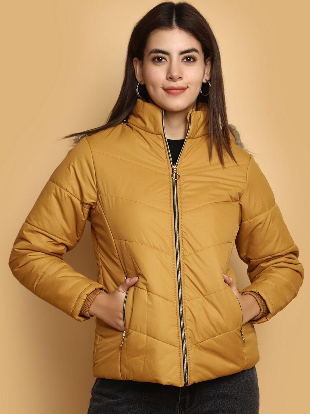 v-mart hooded lightweight cotton padded jacket