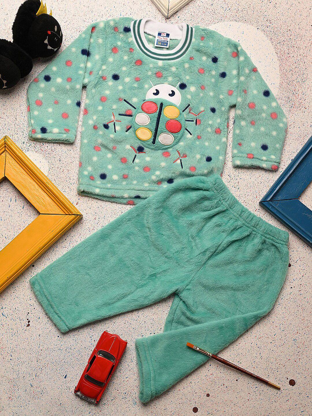 v-mart infants printed t-shirt with pyjamas