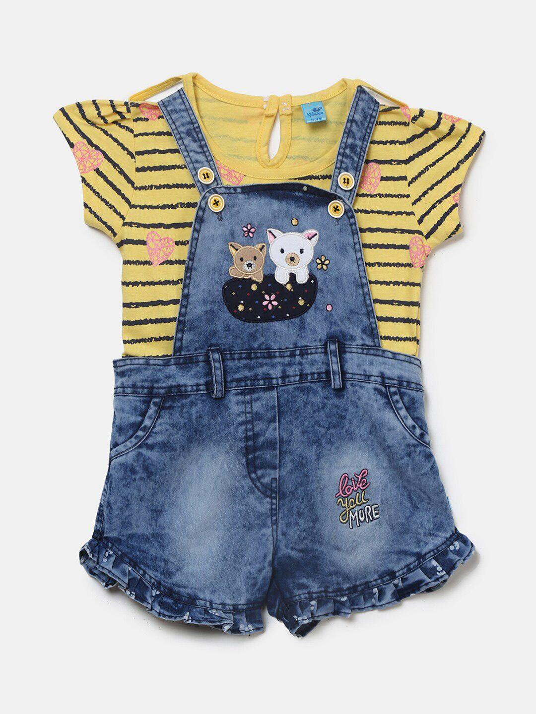 v-mart kids striped top with shorts