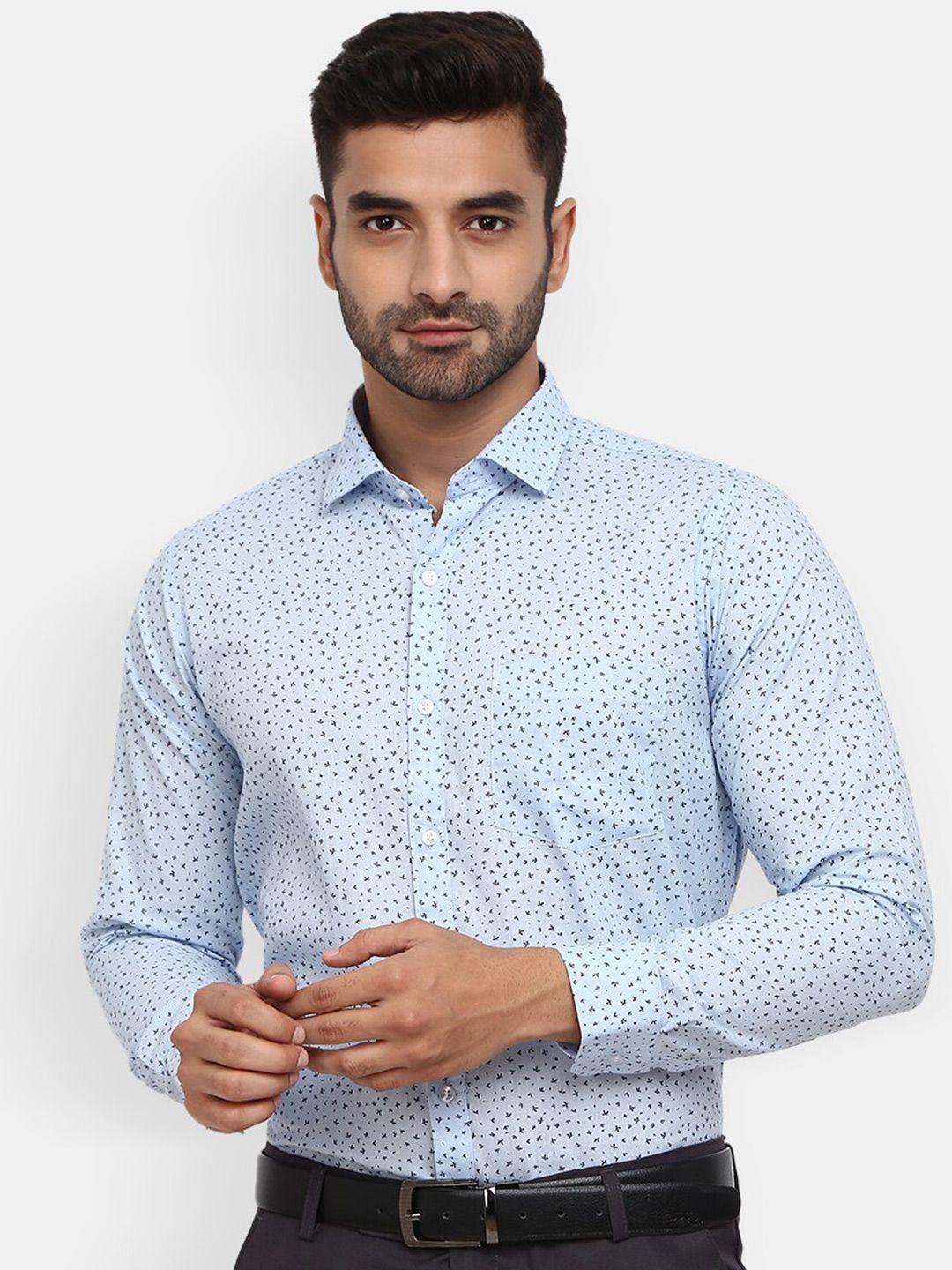 v-mart men printed cotton formal shirt