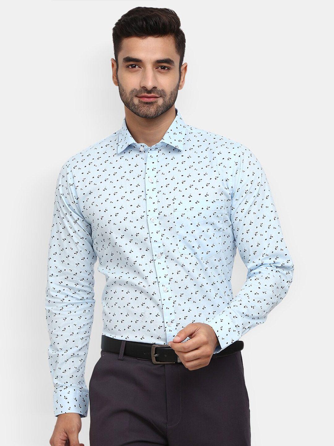 v-mart men printed formal shirt
