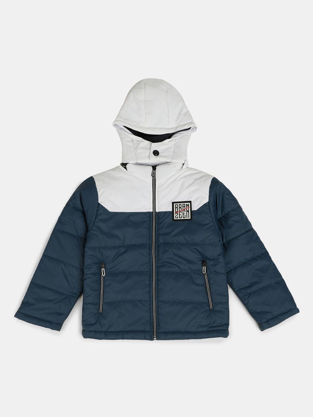 v-mart boys colourblocked cotton padded jacket