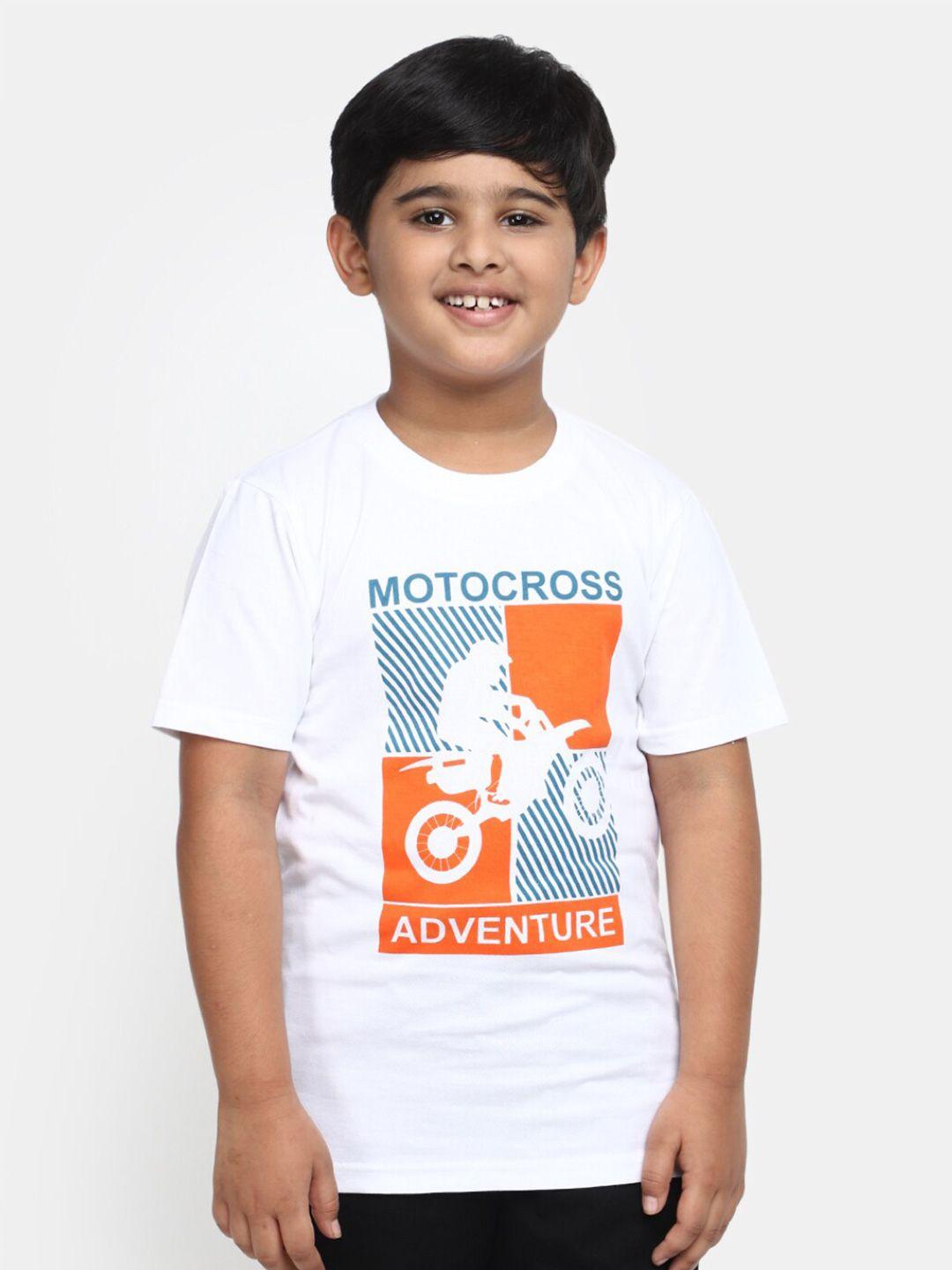 v-mart boys graphic printed cotton casual t-shirt