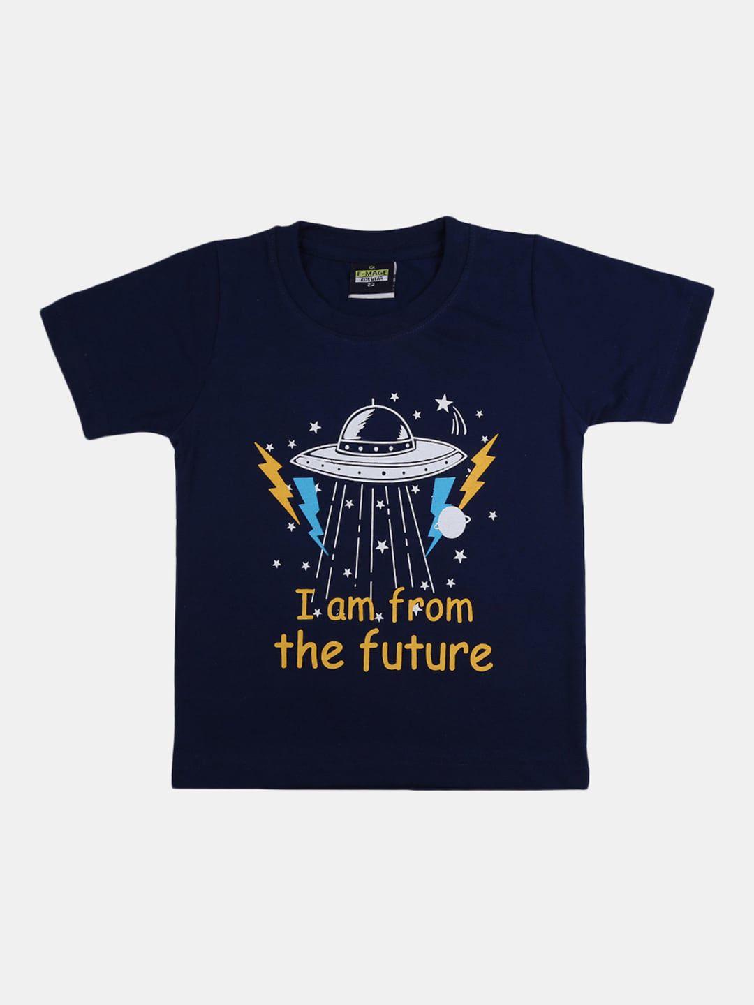 v-mart boys graphic printed cotton t-shirt