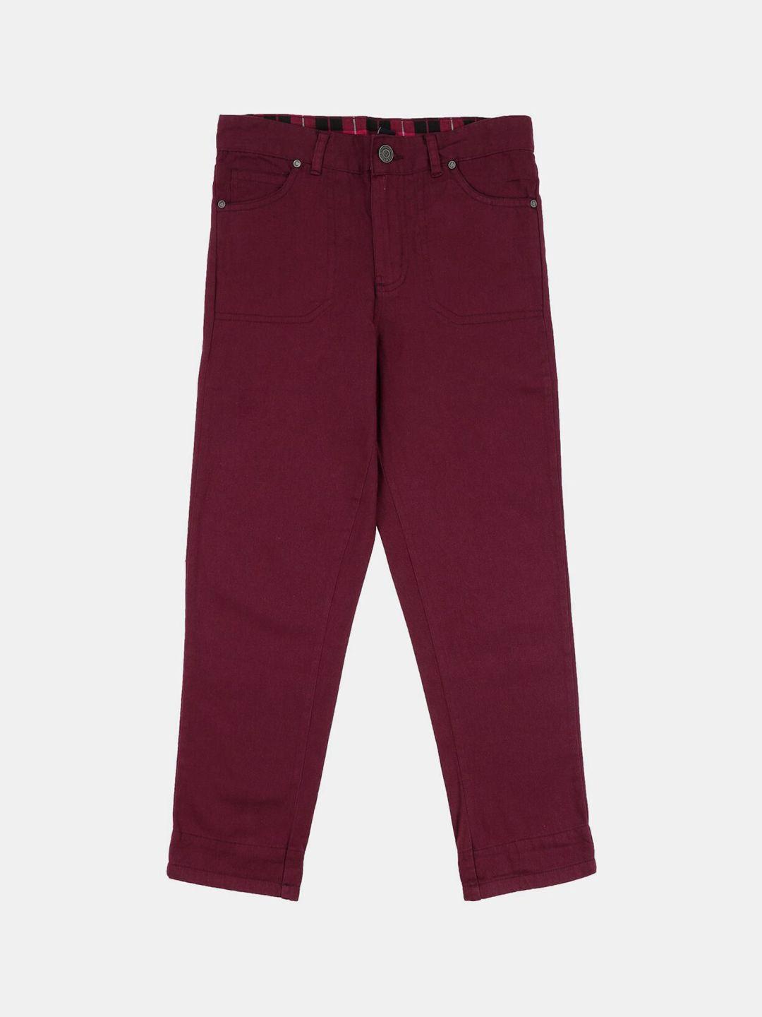 v-mart boys mid rise classic cotton trousers