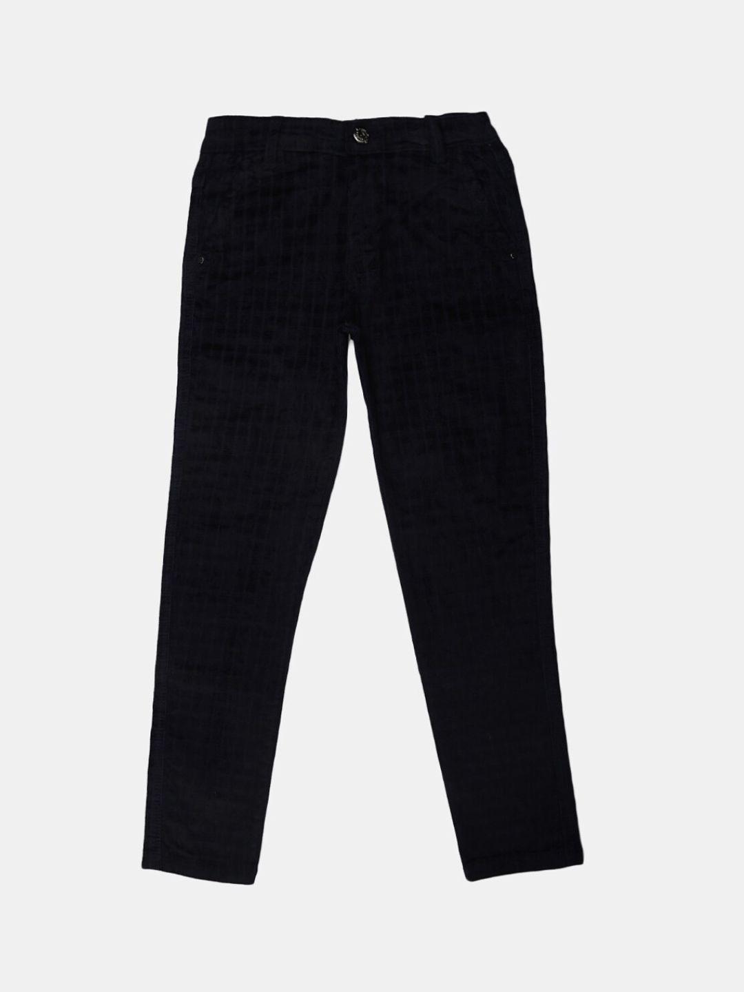 v-mart boys navy blue classic trousers