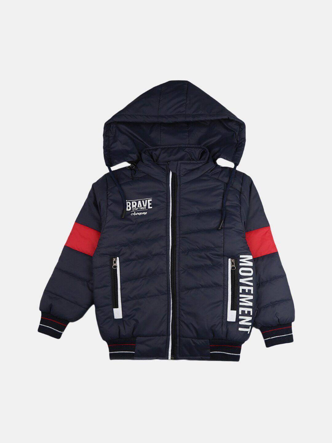 v-mart boys navy blue outdoor bomber jacket